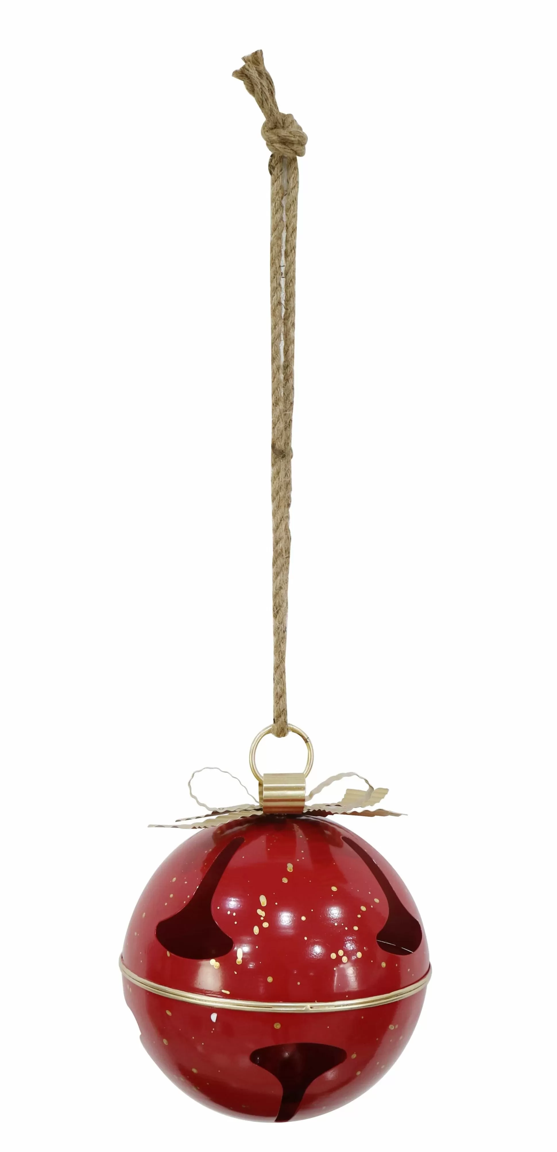 Hanging Decorations>Christmas World Giant Metal Nutbell With Rope Hanger Asst (23.5Cm)